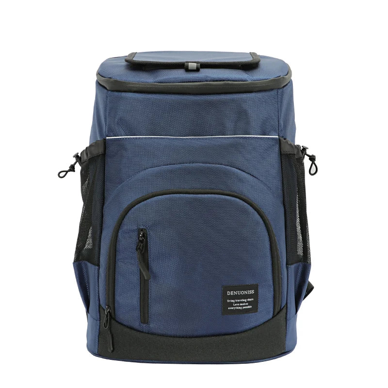 Cooler Backpack leak-proof, ergonomic, and designed for outdoor adventures. Keeps beverages cold for hours while offering hands-free convenience.