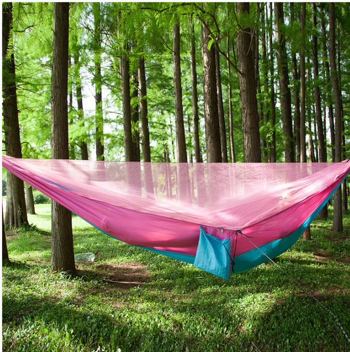 Portable Hammock Two-Person with Mosquito Net