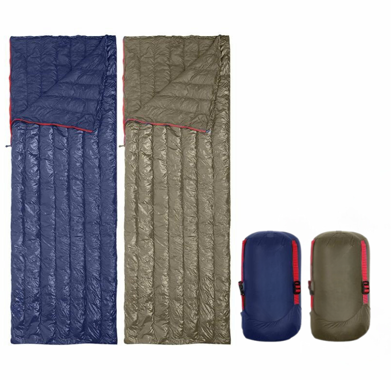 Sleeping Bag Goose Down - lightweight, warm and water-resistant  designed for comfort and portability. Ideal for camping, hiking, backpacking and more.