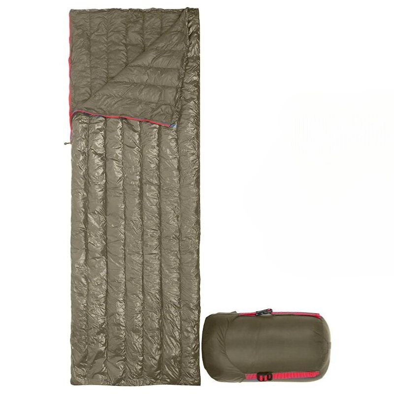 Sleeping Bag Goose Down - lightweight, warm and water-resistant  designed for comfort and portability. Ideal for camping, hiking, backpacking and more.