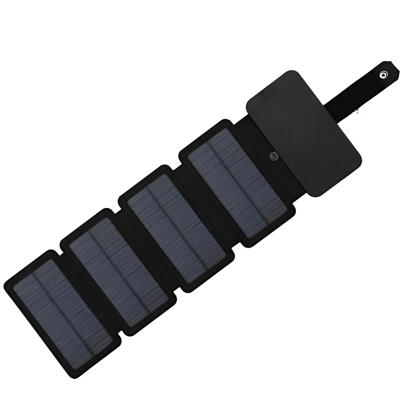 Solar Panel Portable Camping charging devices outdoors, showcasing lightweight design and high power output.